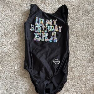 Ozone Black Birthday Era Leotard